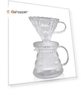 Heat-resistant hand brewed coffee glass pot — Pots