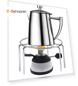 Mini Gas Burner with Ceramic Flame Head — Portable Cooking Solutions