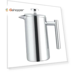 Stainless Steel French Press Coffee Pot and Tea Kettle — Kettles & Tea Machines