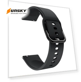 Color Buckle Silicone Watch Band — Bands