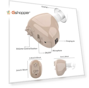 Rechargeable In-Ear Sound Amplifier Hearing Aid — Hearing Support