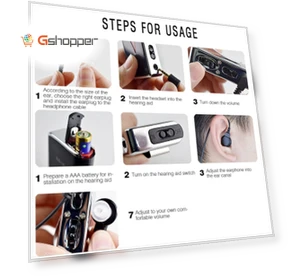 Sound Amplifier Hearing Aid Headphones — Hearing Amplifiers