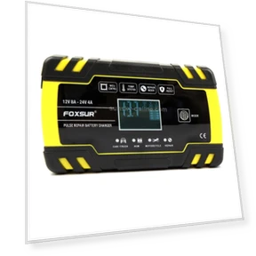 Car Motorcycle Truck Repair Battery Charger — Chargers, FOXSUR