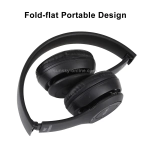 Foldable Wireless Bluetooth Headphone with 3.5mm Audio Jack