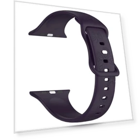 8-shaped Buckle Butterfly Embossed Silicone Watch Band — Bands, Kalebol