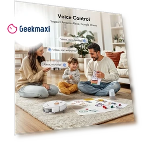 2in1 Robot Vacuum Cleaner & Pet Grooming Tool — Smart Cleaning Robots, Teendow