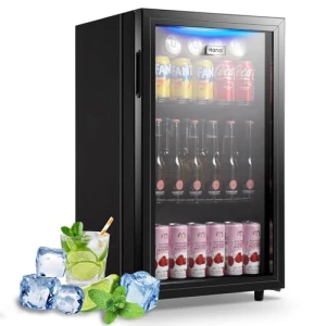 Beverage Refrigerator Mini Fridge Cooler, WANAI