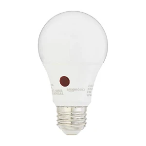 Dusk to Dawn Sensor LED Light Bulb, Amazon Basics