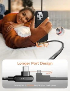 240W USB C to USB C Fast Charging Cable, LISEN