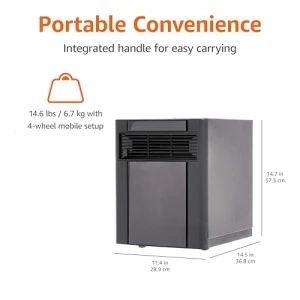 Portable Space Heater, Amazon Basics