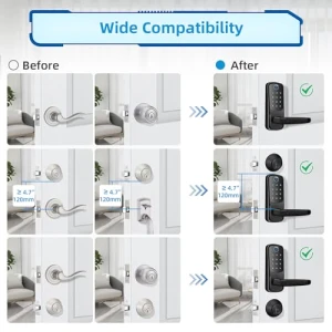 Smart Door Lock with Handle — Smart Lock, MSR X6
