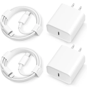 Super Fast Charger [2Pack] with Cable, Coreykin