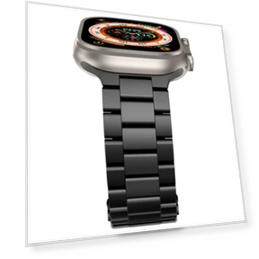 Three Beads Titanium Alloy Metal Watch Band — Bands