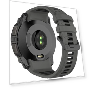 Two Color Sports Silicone Watch Band — Wearable Accessories, Garmin