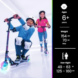 2 Wheel Kick Scooter with Dynamic Lights, AERO MOBILITY