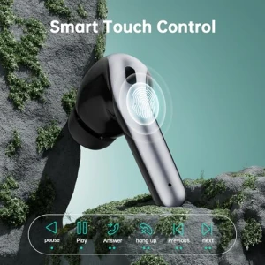 Bluetooth Headphones with LED Display — Wireless Earbuds, ZINGBIRD