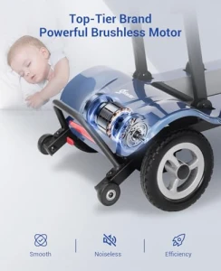 Ultra Lightweight Folding Electric Mobility Scooter — Electric Scooter, Aotedor