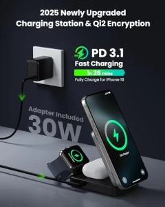 3-in-1 Wireless Charger Charging Station, Dongguan Yuanhaoxun Technology Co., Ltd.