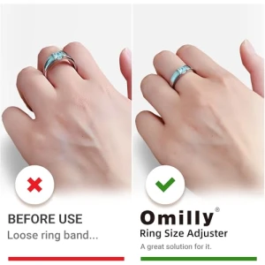 Silicone Ring Guards Invisible Ring Spacers Fitter, Omilly