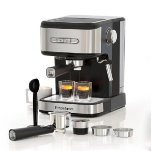 Espresso Machine with Milk Frother — Coffee Maker, Empstorm