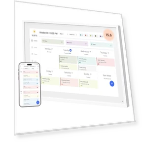HD Digital Calendar with Smart Touchscreen — Digital Frames, Mezed
