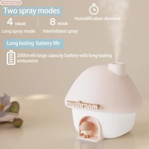 Ultrasonic Humidifier with Sunset Light — Humidifier, fuliying