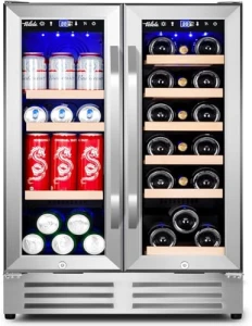 Dual Zone Wine and Beverage Refrigerator, Velieta
