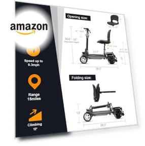 Folding Mobility Scooter — Push Scooters, WEYRAL