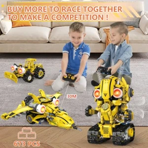 5-in-1 STEM Robot Building Kit — Coding Robot, AKWME