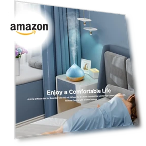 Aroma Diffuser with Essential Oils Set — Air Moisturizers, Dynooper