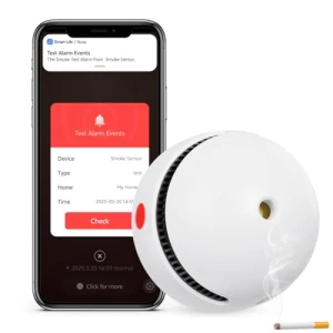 Smart WiFi Wireless Smoke Detector, Deller