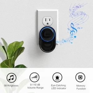 Waterproof Wireless Doorbell Kit, PHYSEN