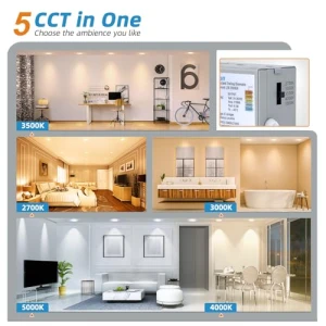 6 Inch Canless LED Recessed Light with Night Light, VOLISUN