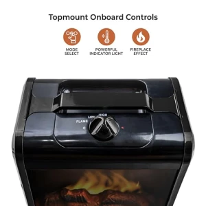 Electric Mini Fireplace Space Heater, Comfort Zone