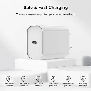 Fast Charger with 6ft Lightning Cable, Fashia