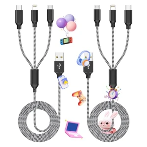 Multi Charging Cable (2Pack 4FT), Firsting