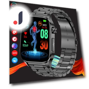 AMOLED Smart Watch with Health Monitor — Smartwatches, SACOSDING