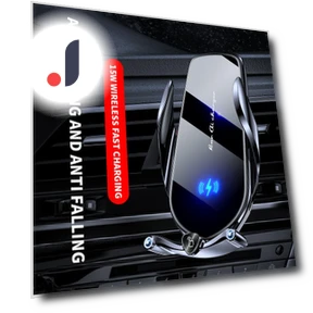 Car Holder with Wireless Charging — Dashboard Installation Kits, ESSAGER