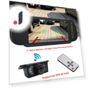 Car Rearview Mirror with Camera — Rearview Safety Systems, JOHO