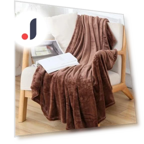Cozy Coral Flannel Blanket with Energy-Saving Temperature Control — Electric, Practical Household