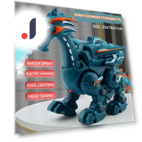 Electric Spray Disinfecting Dinosaur Robot Toy — Infant & Early Childhood Playthings, juhe