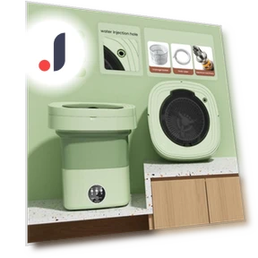 Foldable Mini Washing Machine — Compact Washing Solutions, Computer Life