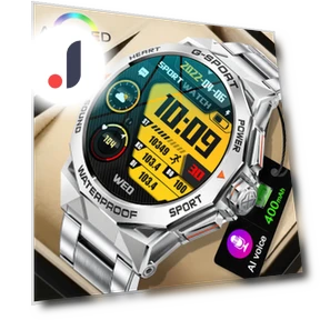 Fully Steel Smart Watch with Round HD Screen — Smartwatches, LIGE