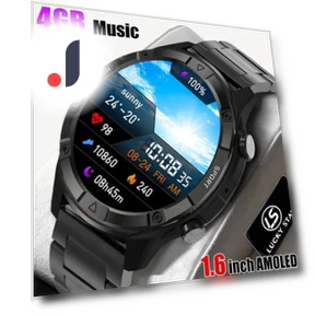 Men's Smart Watch with AMOLED Display — Smartwatches, Lucky Start