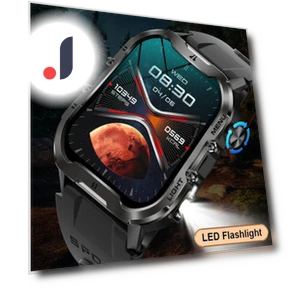 Military Smart Watch with Flashlight — Smartwatches, SACOSDING