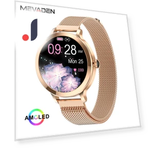 New AMOLED Display Fashion Women's Smart Watch — Smartwatches, MEVADEN