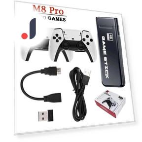 Pro Gaming Console with Dual Wireless Controller — Accessories, FourAll