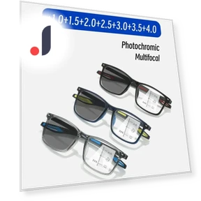 Progressive Multifocal Photochromic Reading Glasses — Reading Glasses, Wipon