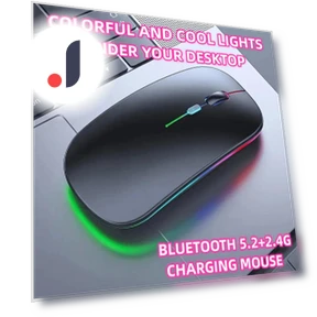 Rechargeable LED Wireless Mouse — Mouse Pads, Axial