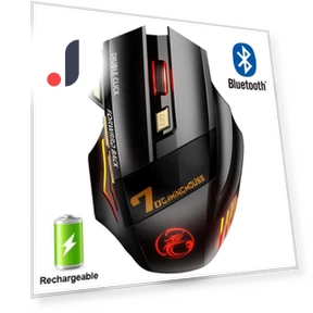 Rechargeable Wireless Bluetooth Gaming Mouse — Mouse Pads, Essager Electronic